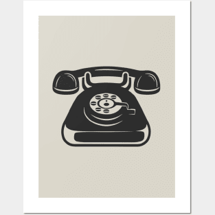 A rotary phone Posters and Art